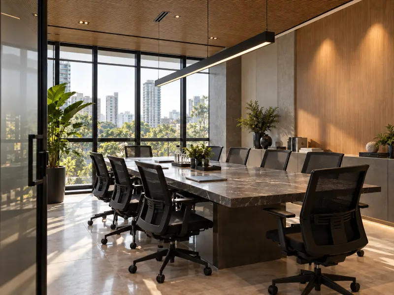 Sala de reuniões da sede em São Paulo